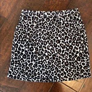 Sanctuary leopard mini skirt size M
